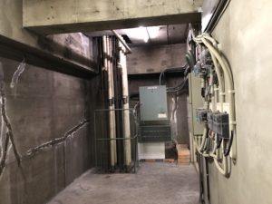 名古屋市南区のオフィスビルにてアンペア増設電気工事