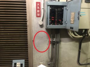 名古屋市南区のオフィスビルにてアンペア増設電気工事