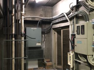 名古屋市南区のオフィスビルにてアンペア増設電気工事