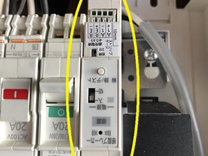 感震ブレーカー 電気工事 施工事例 アンペア変更